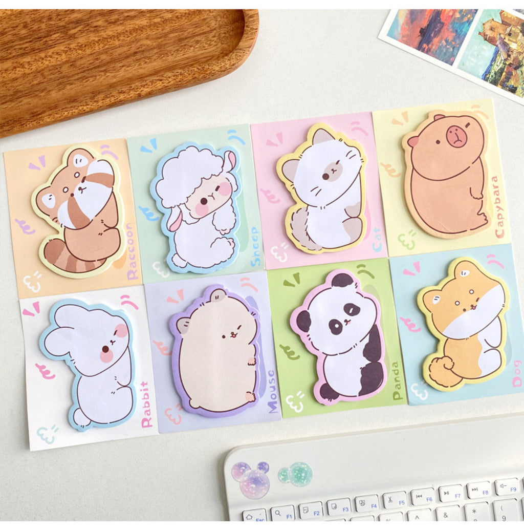 Cute Animal Friends Sticky Notes