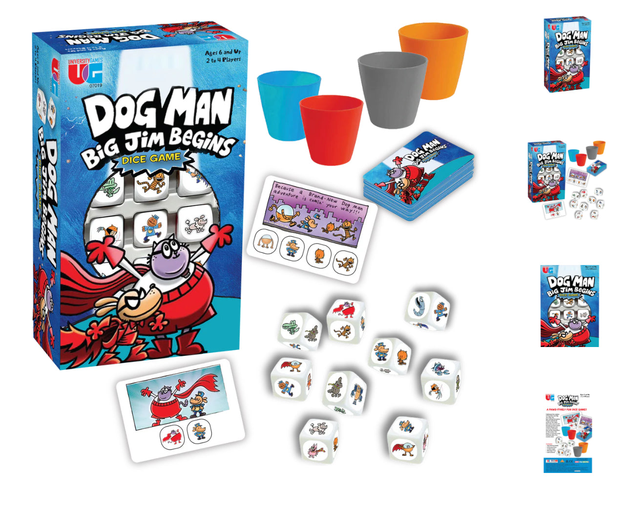 Dog Man Big Jim Begins Dice Gane