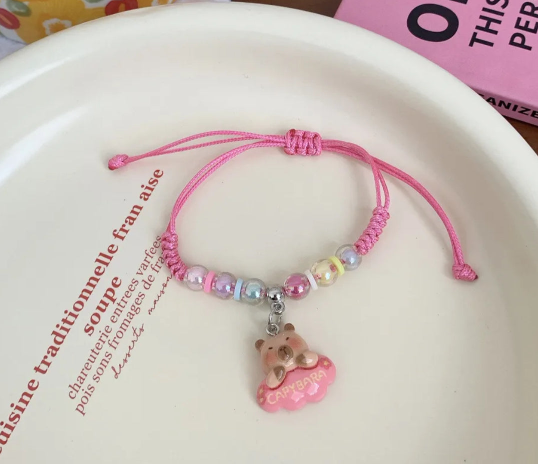 Cartoon Bear Woven Bracelet