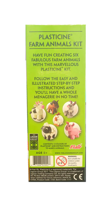 Plasticine Farm Animal Modelling Kit