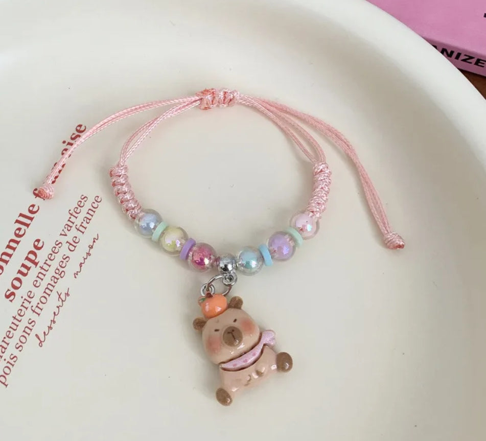 Cartoon Bear Woven Bracelet