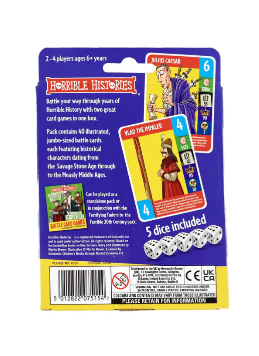 Horrible Histories Battle Stone Age Card Game