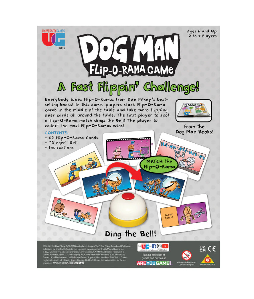 Dog Man Flip-O-Rama Game