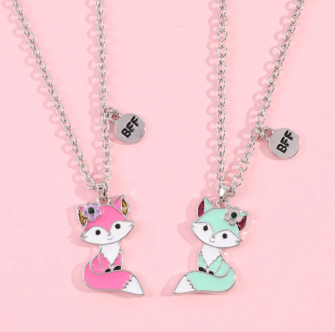 Children’s Cute Animal Pendant Necklace Set