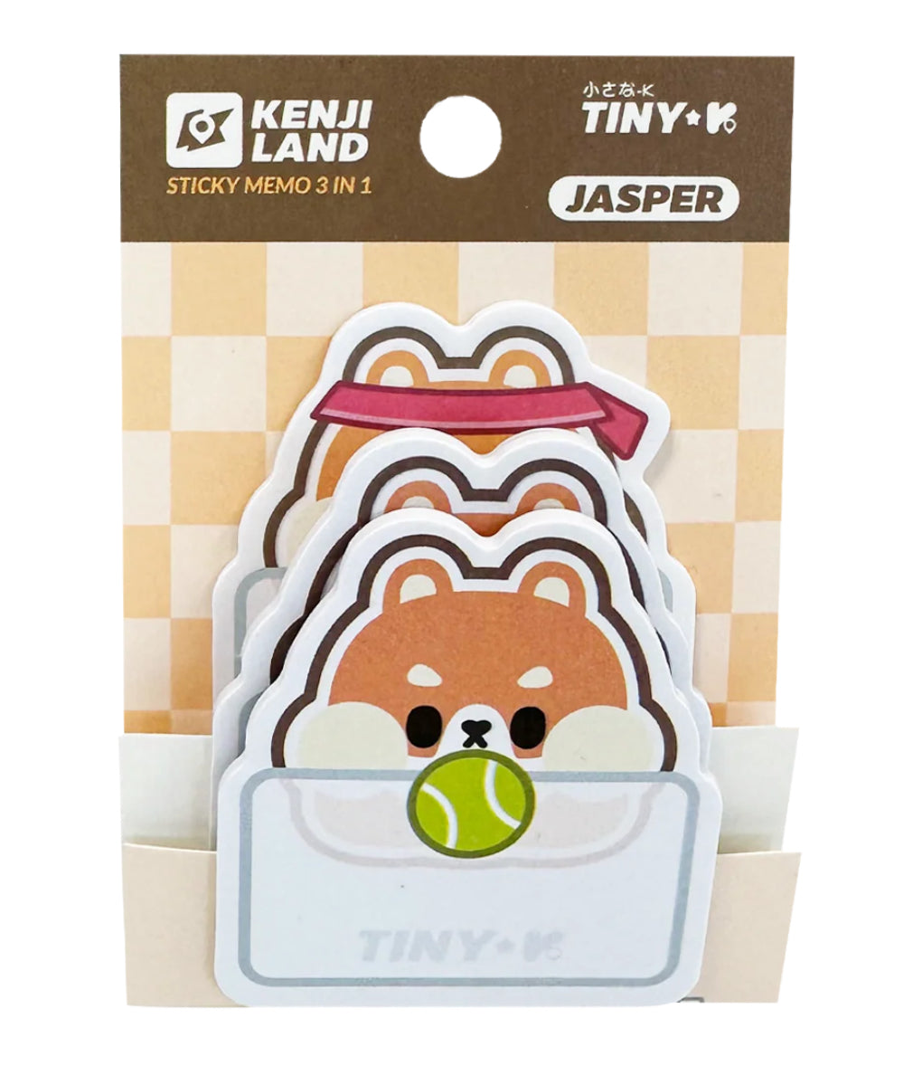Yatomi 3-In-1 Sticky Memo Tiny-K Jasper