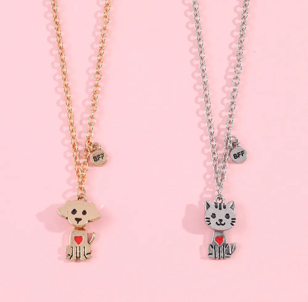Children’s Cute Animal Pendant Necklace Set