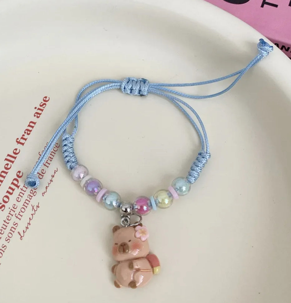 Cartoon Bear Woven Bracelet