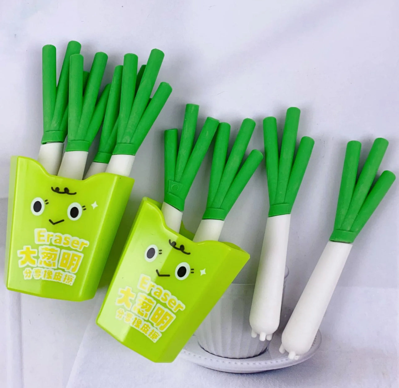 Cute Snack Box Erasers