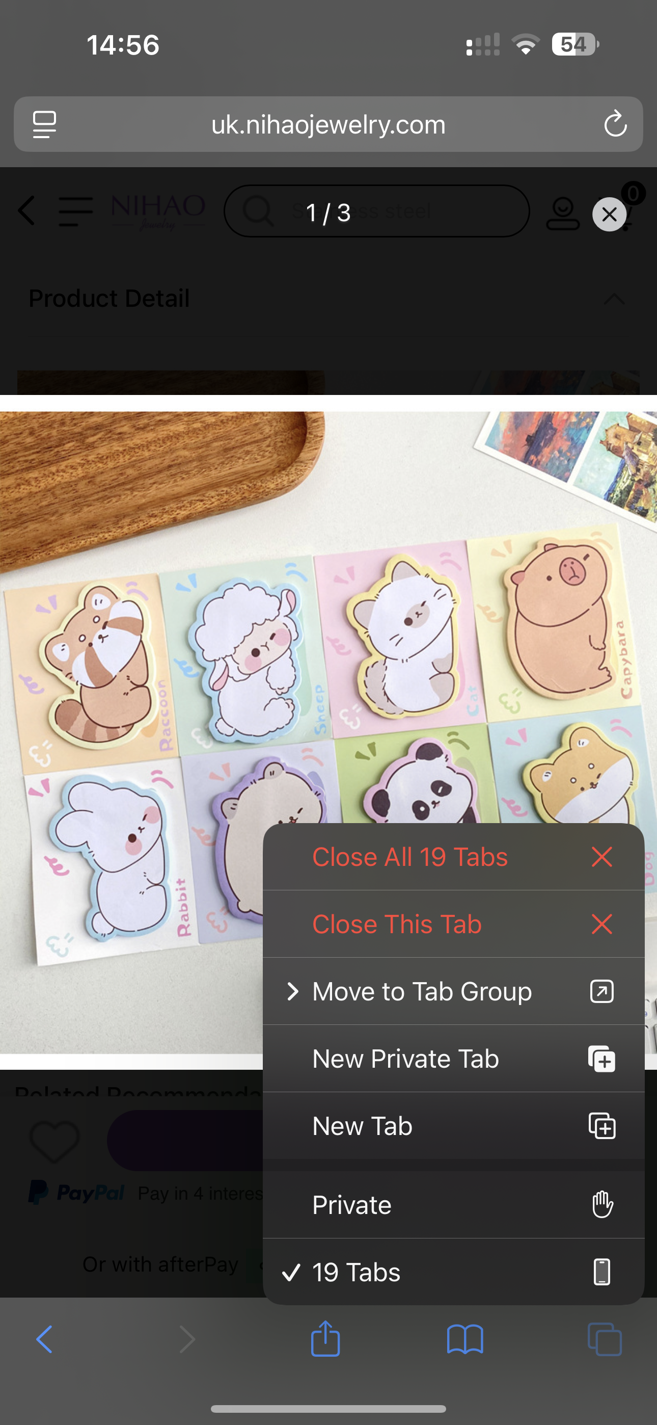 Cute Animal Friends Sticky Notes